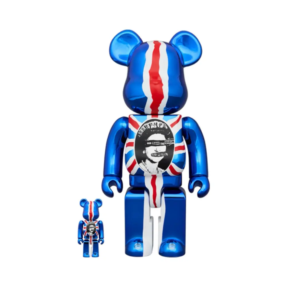 Mô Hình Bearbrick x Sex Pistols God Save The Queen