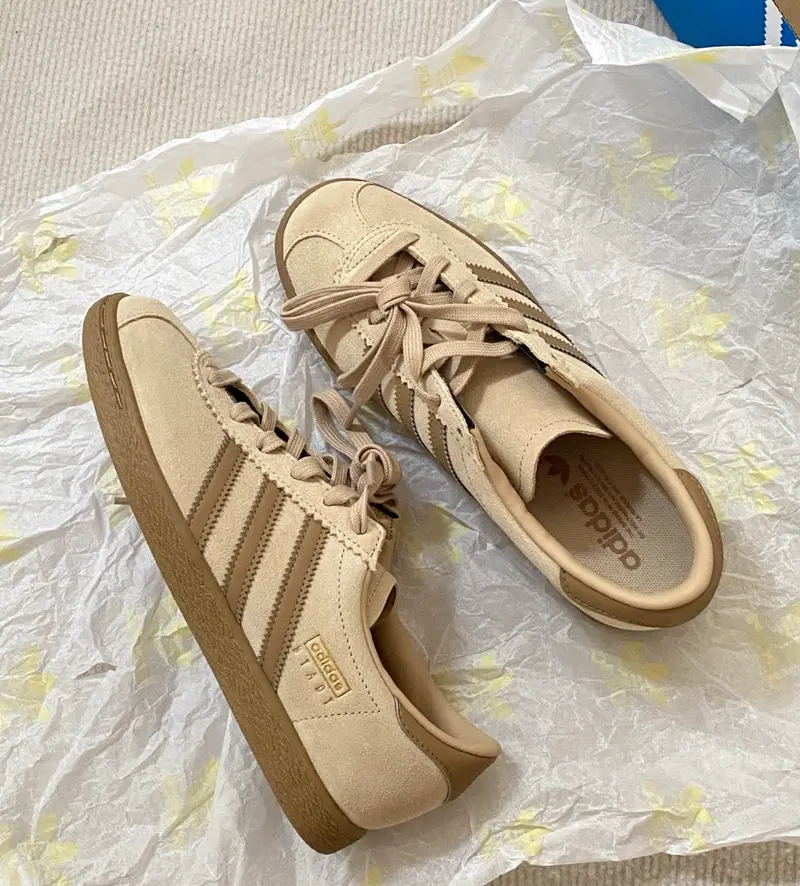 Giày Adidas Originals Stadt 'Cream Tan' JI1886 - Ảnh 4