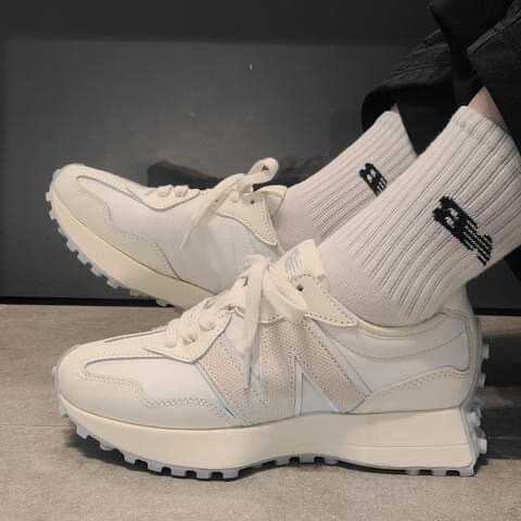 Giày New Balance 327 ‘White Pack’ MS327WP - Ảnh 2