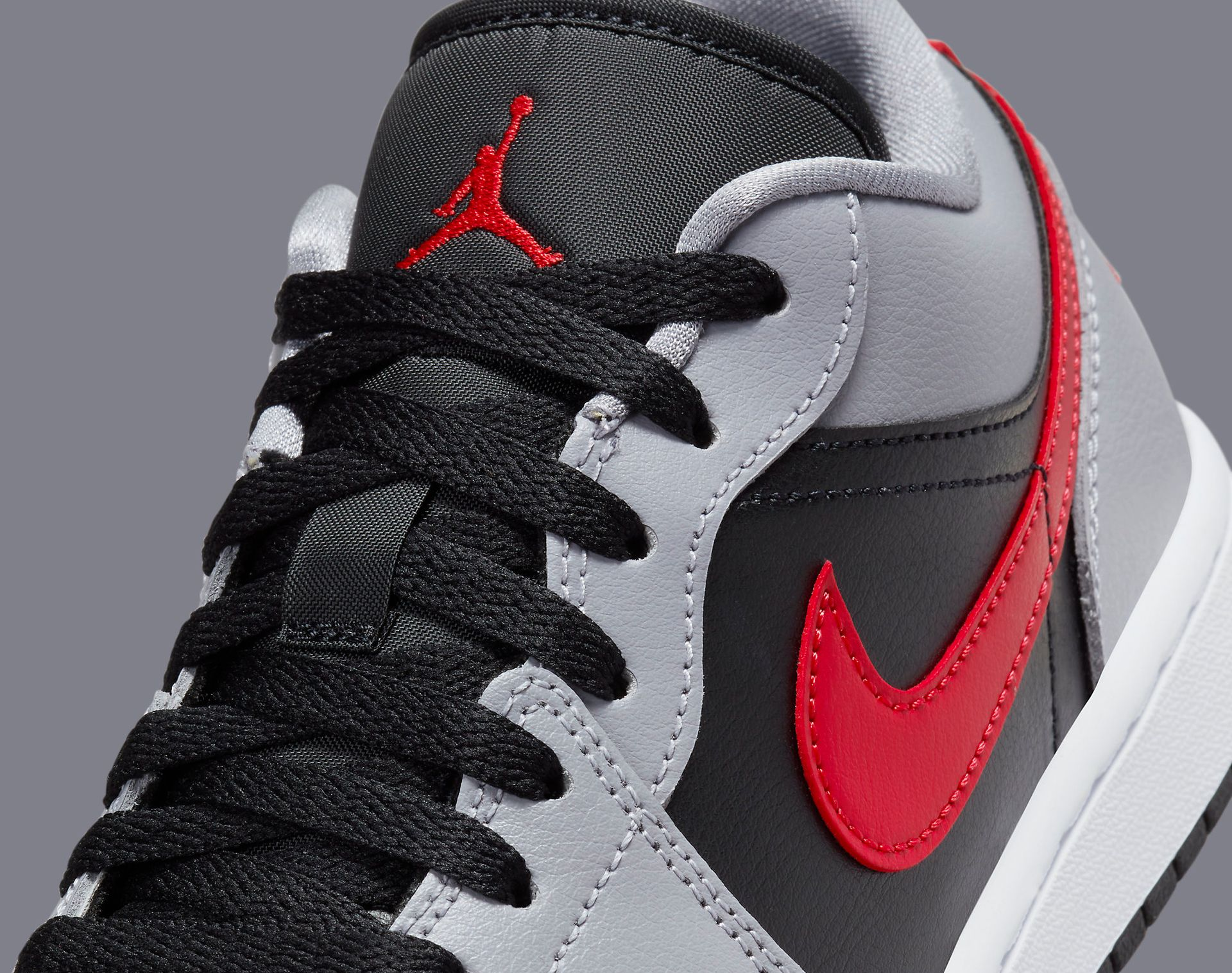 Giày Nike Air Jordan 1 Low 'Cement Fire Red' FZ4183-002 - Ảnh 5