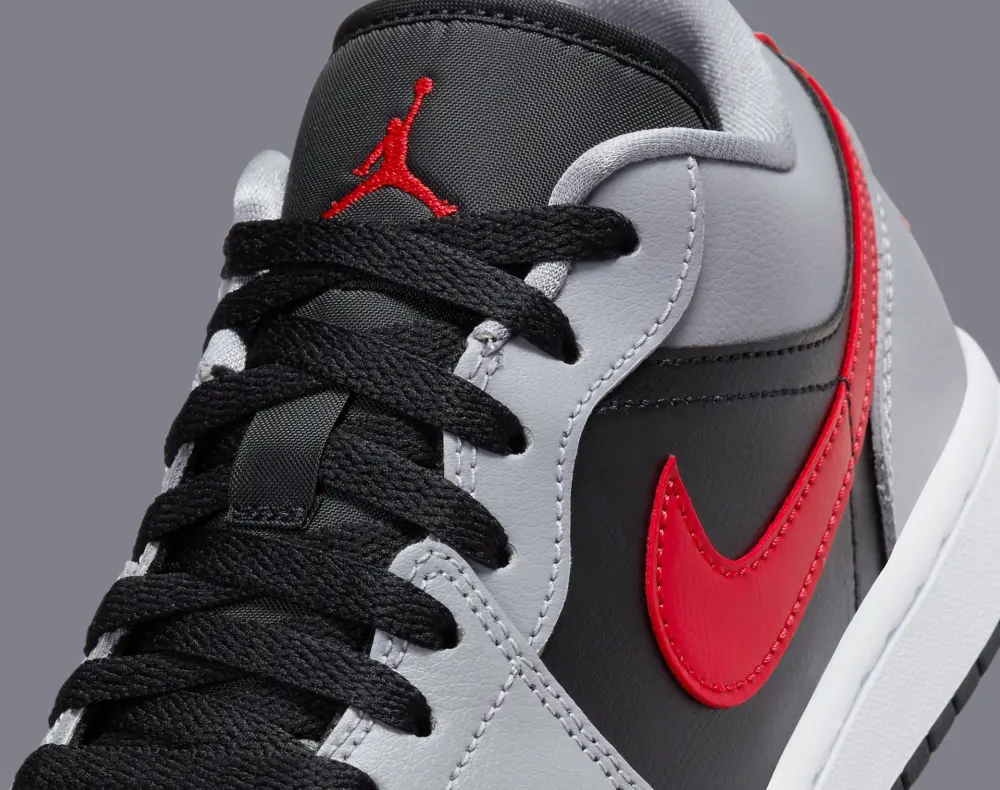 Giày Nike Air Jordan 1 Low 'Cement Fire Red' FZ4183-002 - Ảnh 5