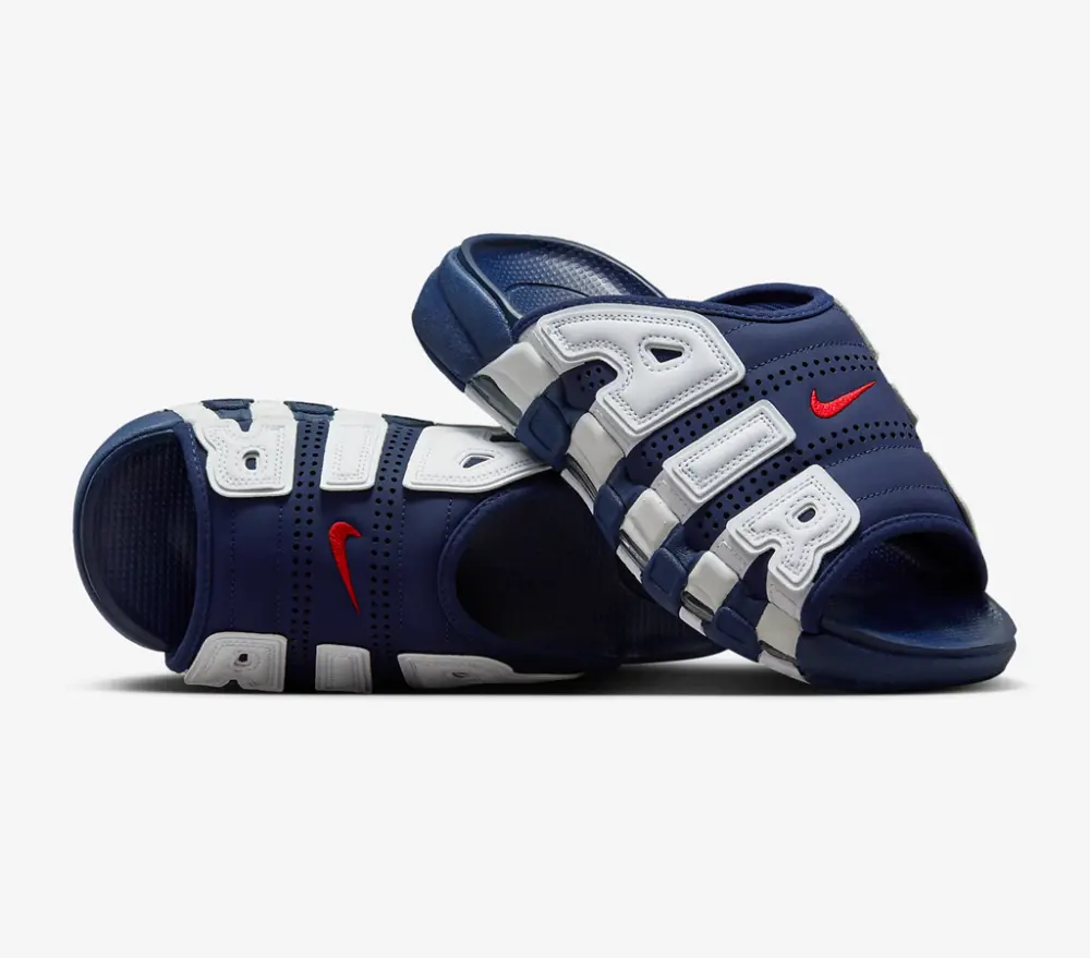 Alternative view of Dép Nike Air More Uptempo 'Midnight Navy' FQ8700-400