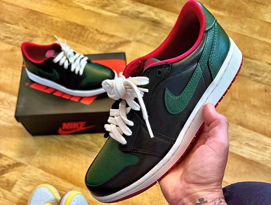 Giày Nike Air Jordan 1 Retro Low OG 'Gorge Green' CZ0775-036 - Ảnh 5