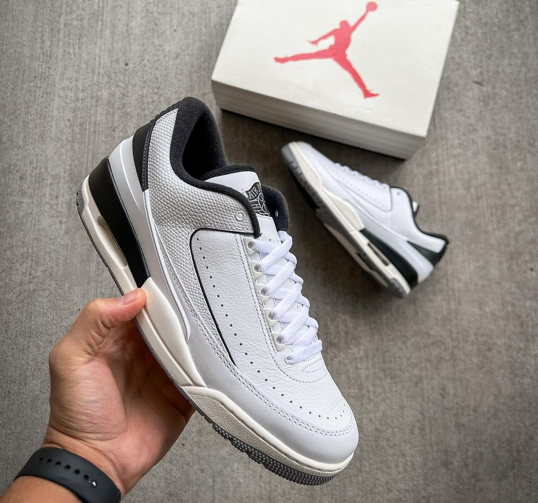 Giày Nike Air Jordan 2/3 ‘White Black’ FD0383-100 - Ảnh 3