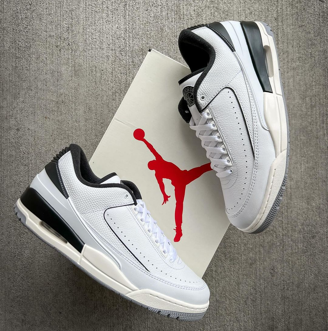 Giày Nike Air Jordan 2/3 ‘White Black’ FD0383-100 - Ảnh 2