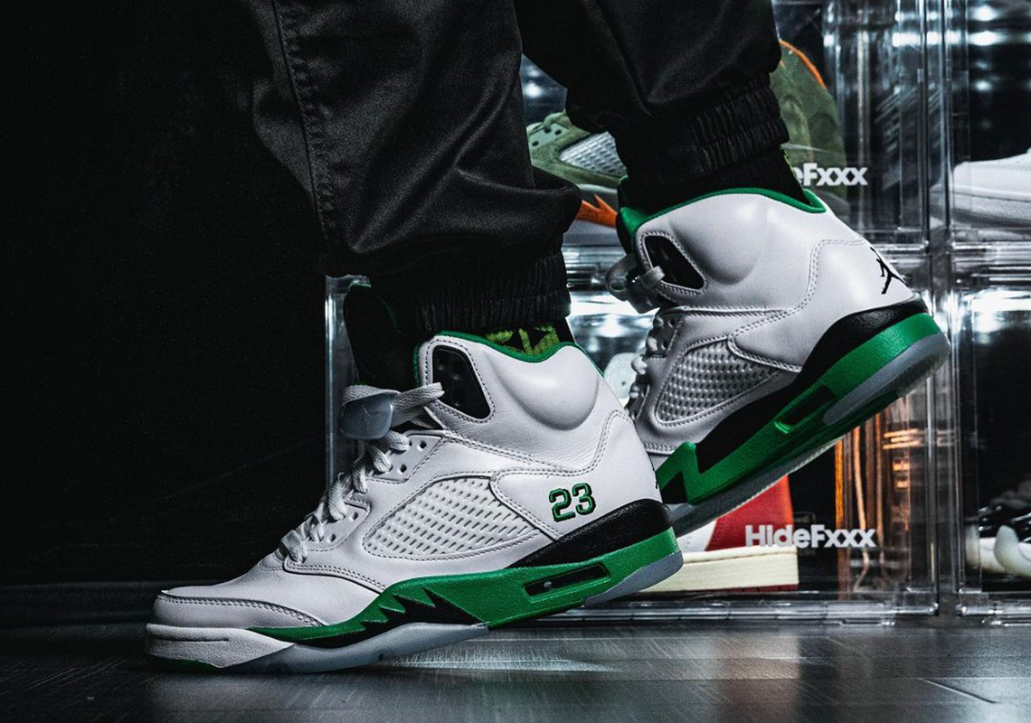Giày Nike Air Jordan 5 Retro ‘Lucky Green’ DD9336-103 - Ảnh 3