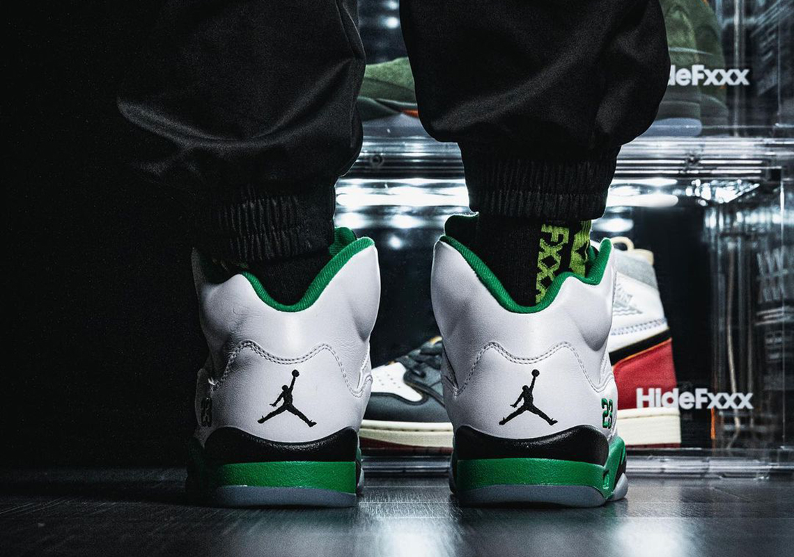 Giày Nike Air Jordan 5 Retro ‘Lucky Green’ DD9336-103 - Ảnh 6