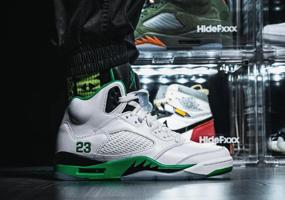 Giày Nike Air Jordan 5 Retro ‘Lucky Green’ DD9336-103 - Ảnh 4