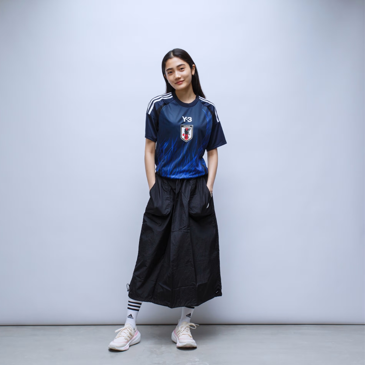 Áo Adidas Japan x Y-3 24 Home Jersey ‘Blue’ IU0964 - Ảnh 5