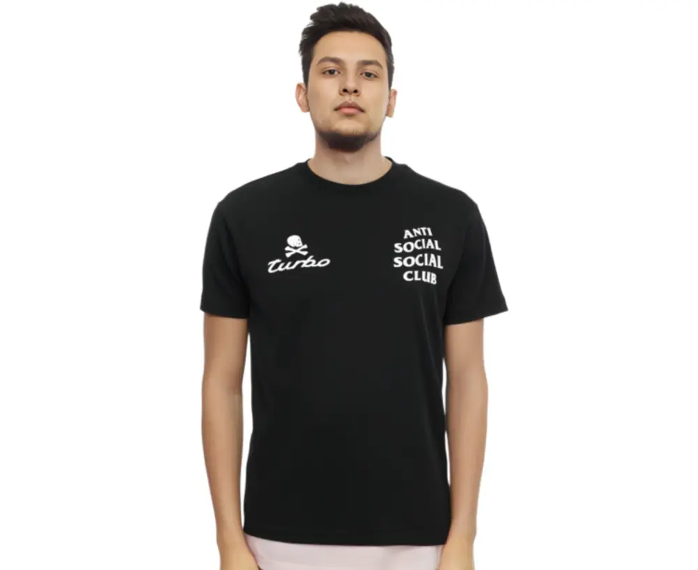 Áo Anti Social Club SS22 ‘Black’ 69LE1511 - Ảnh 4