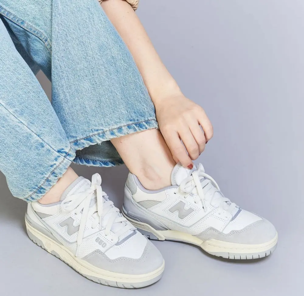 Alternative view of Giày New Balance 550 ‘White Grey’ BB550NEA