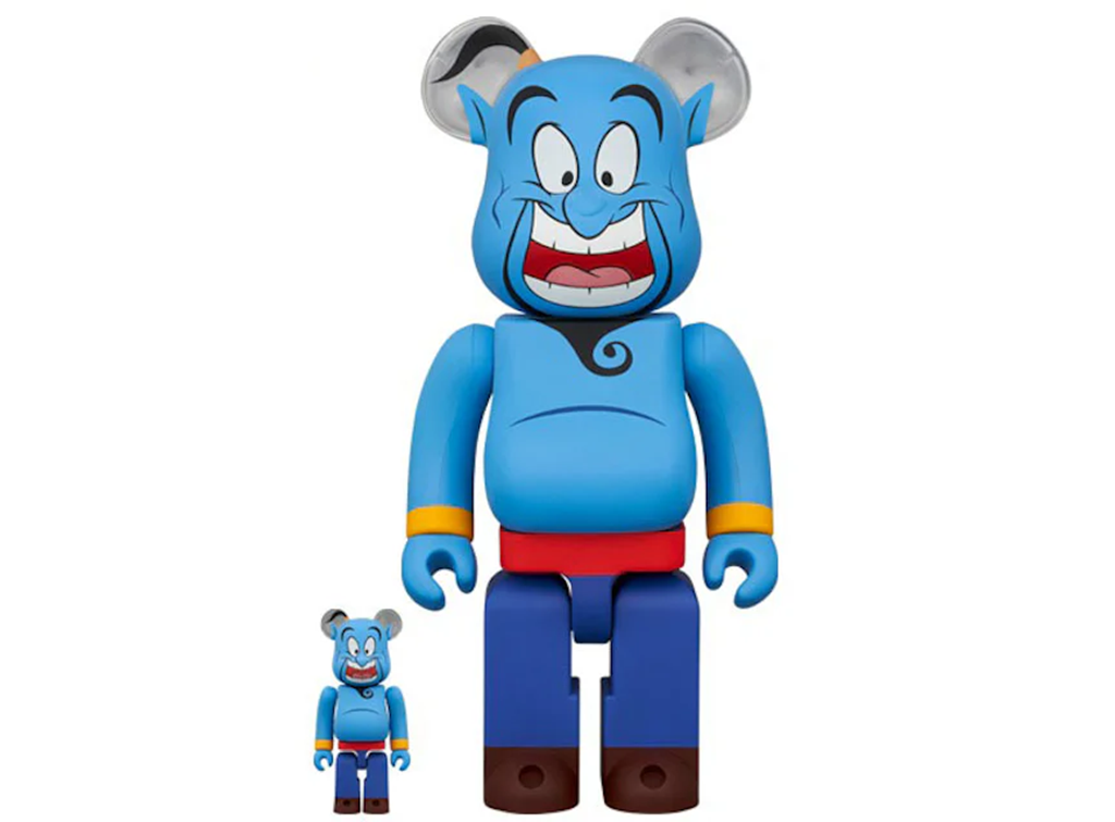 Bearbrick Disney Aladdin Genie 100% & 400% Set - US
