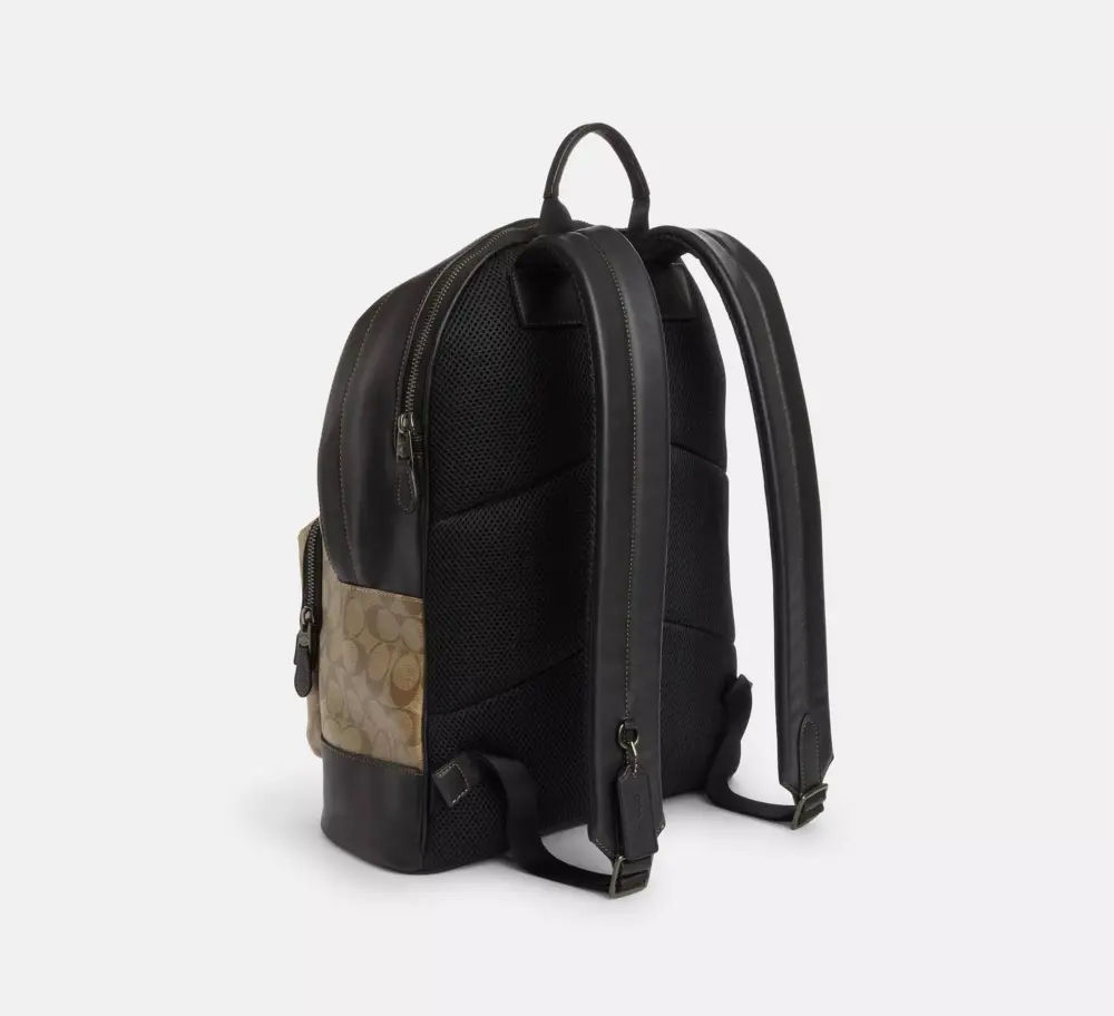 Alternative view of Balo Coach West Backpack 'Signature Canvas' CQ629-QBE7V