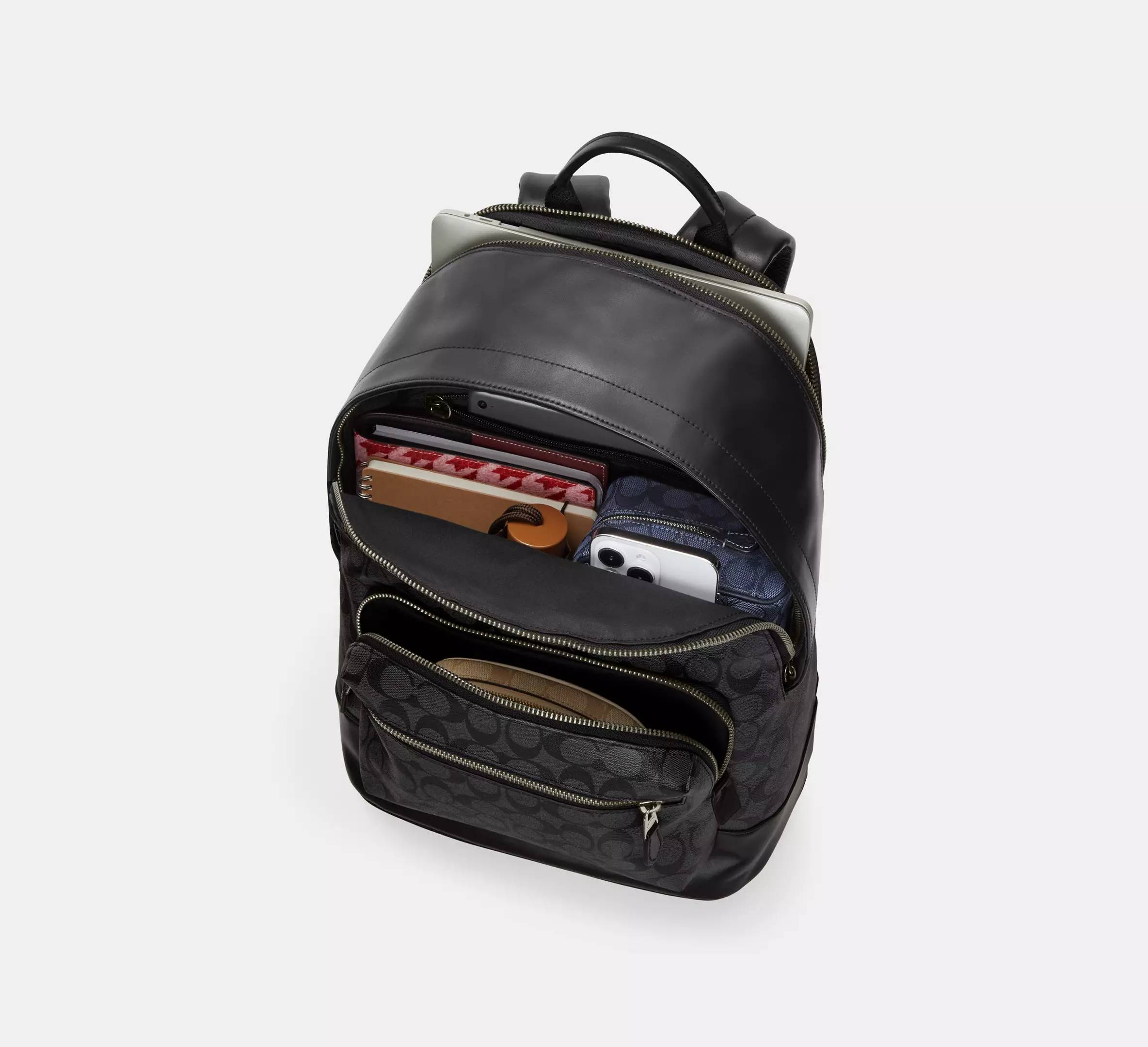 Balo Coach West Backpack 'Signature Canvas' CQ629-QBE7V - Ảnh 3