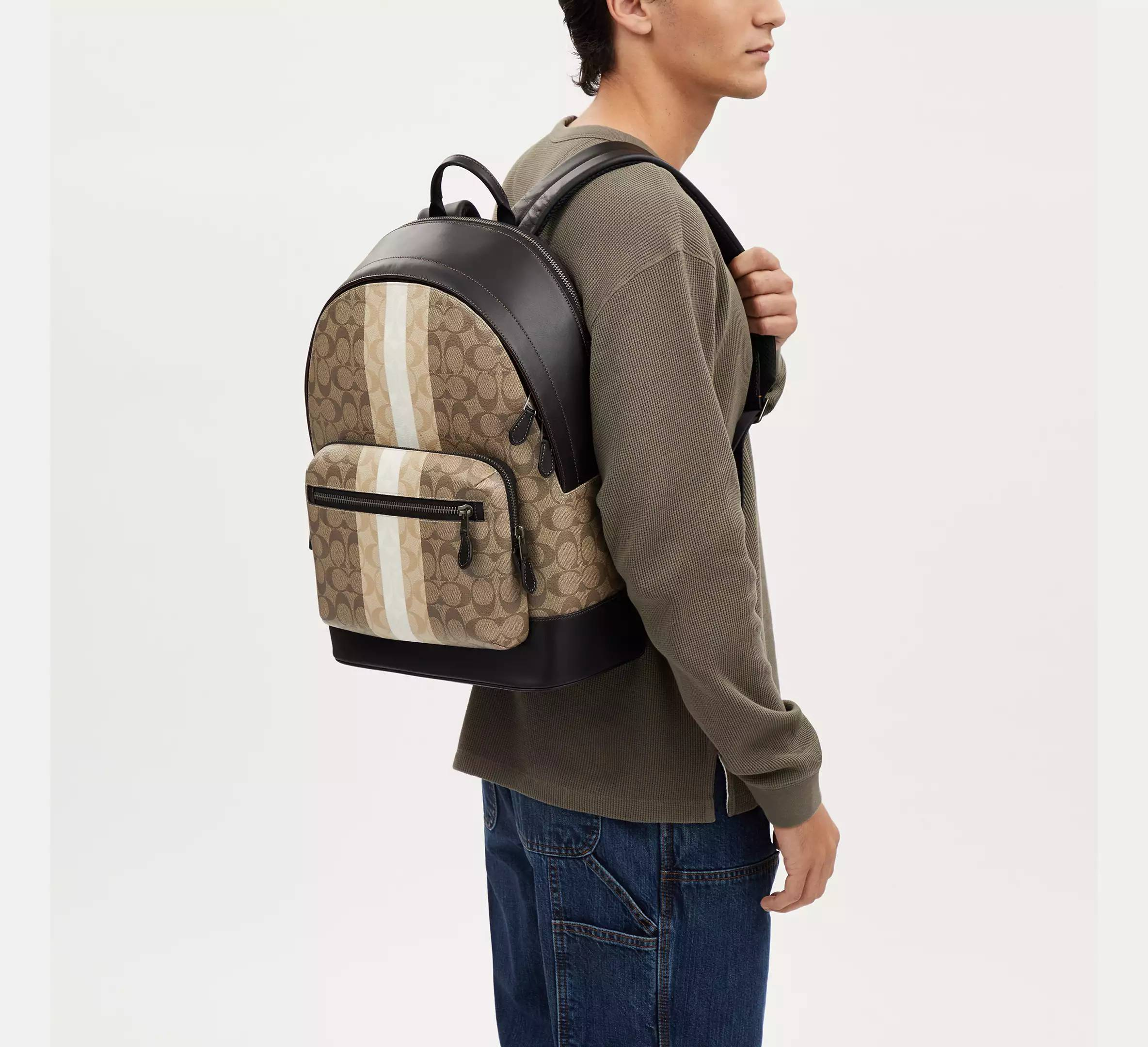 Balo Coach West Backpack 'Signature Canvas' CQ629-QBE7V - Ảnh 6