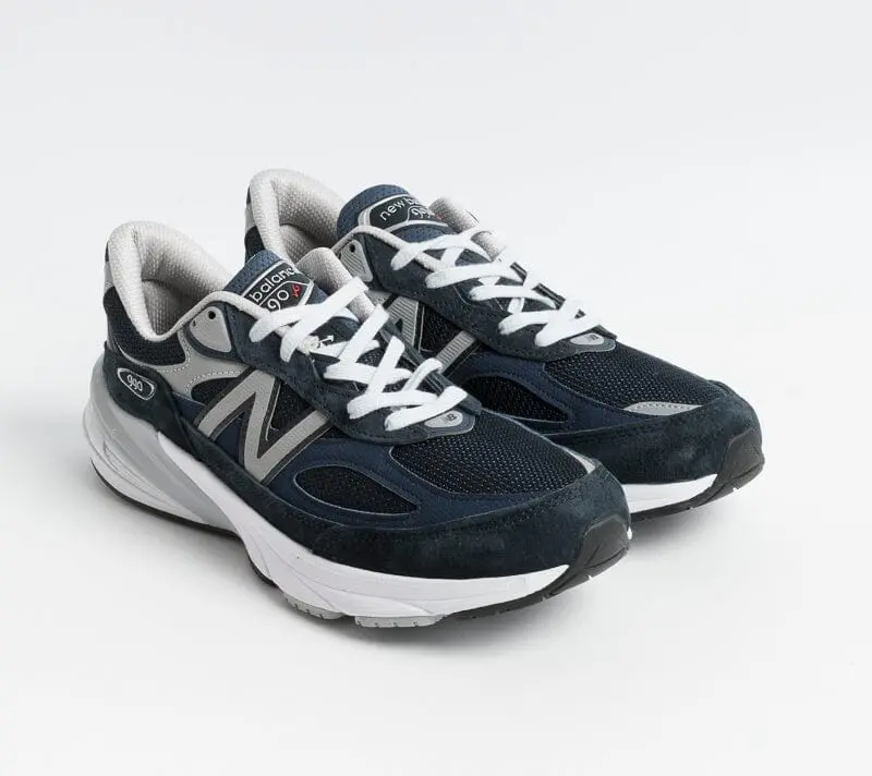 Giày New Balance 990v6 MiUSA 'Navy White' M990NV6 - Ảnh 4
