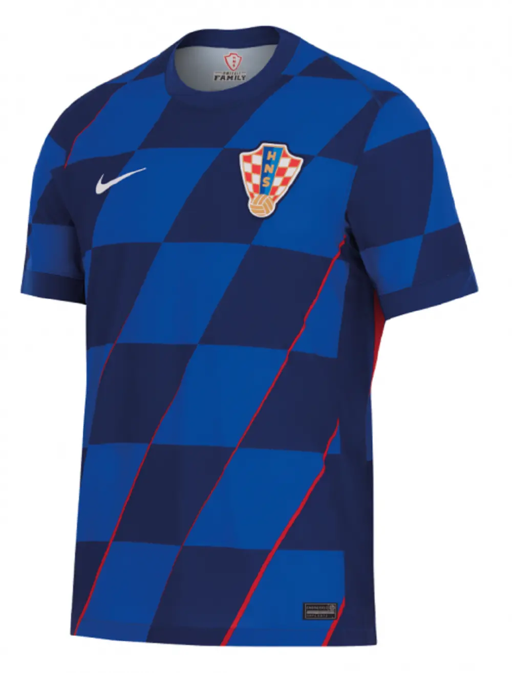 Áo Nike Croatia 2024/25 Stadium 'Deep Royal' FV1736-405