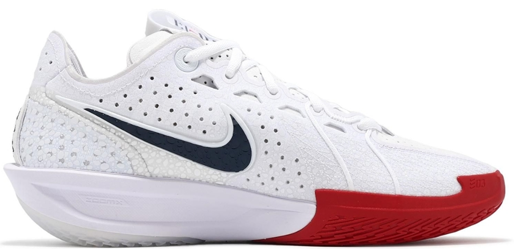Giày Nike Air Zoom GT Cut 3 EP ‘White Red’ DV2918-103