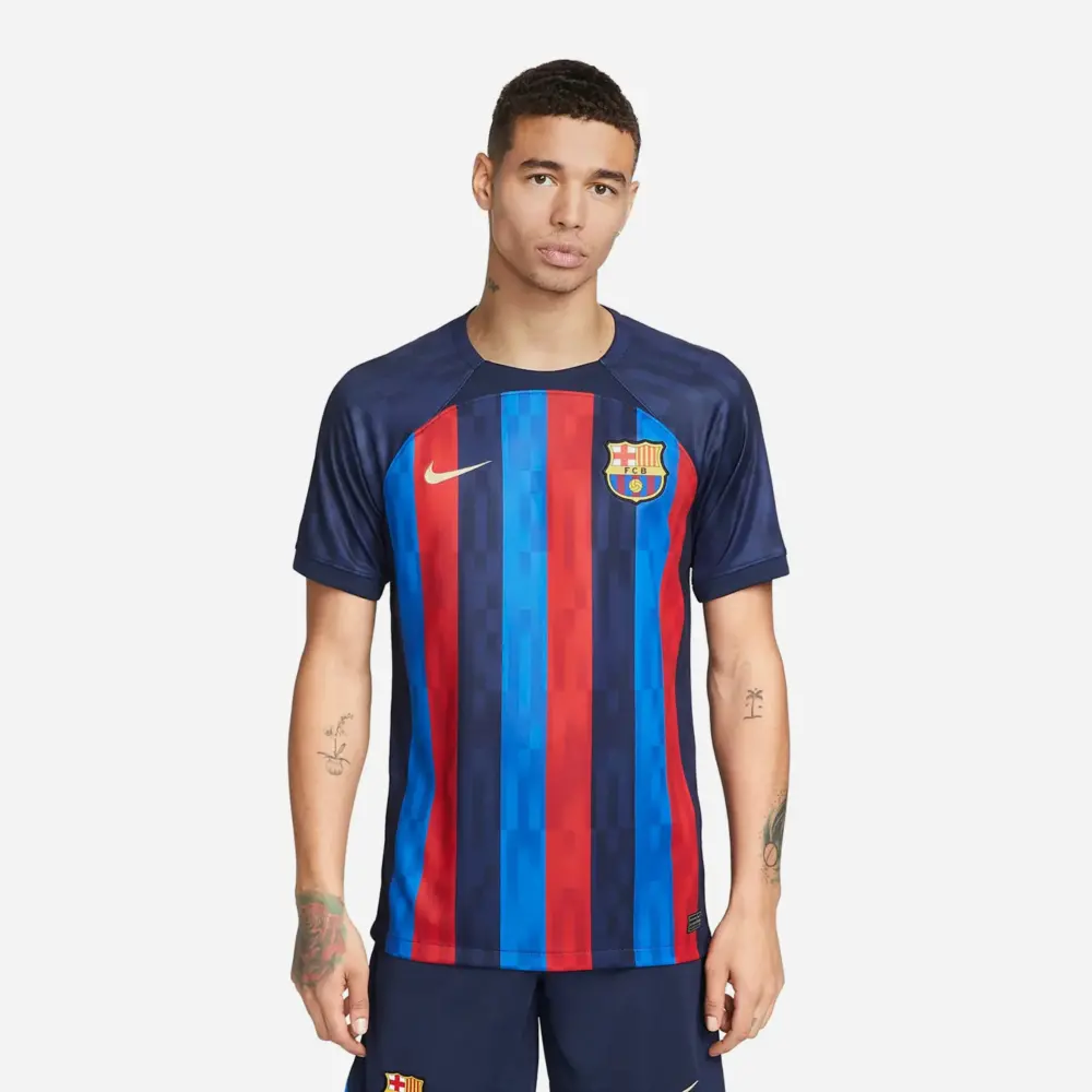 Alternative view of Áo Nike Dri-Fit F.C. Barcelona 2022/23 'Green Navy' DM1840-452