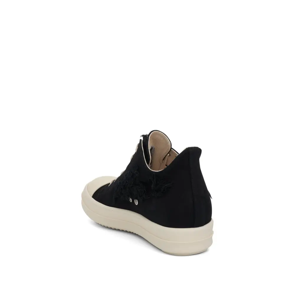 Giày Rick Owens DRKSHDW Ramones 'Black' DU02B4802SLASH-911 - Ảnh 4