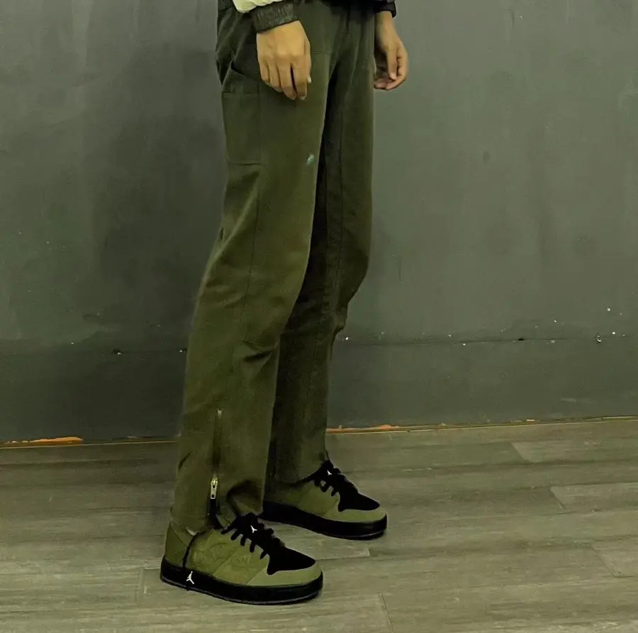 Giày Nike Air Jordan Nu Retro 1 Low ‘Khaki’ DV5141-200 - Ảnh 4