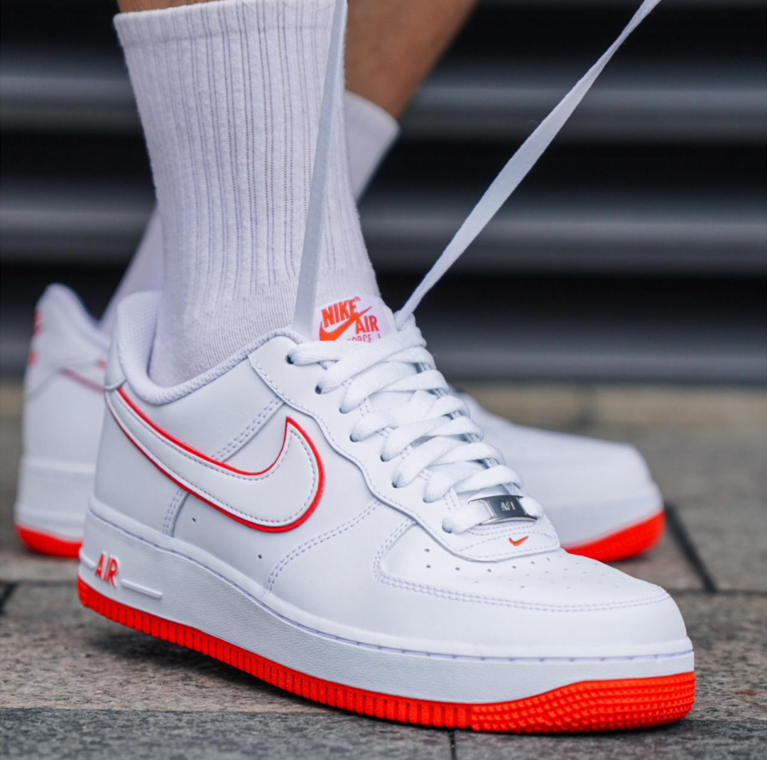 Giày Nike Air Force 1 GS ‘White Picante Red’ DV7762-101 - Ảnh 2