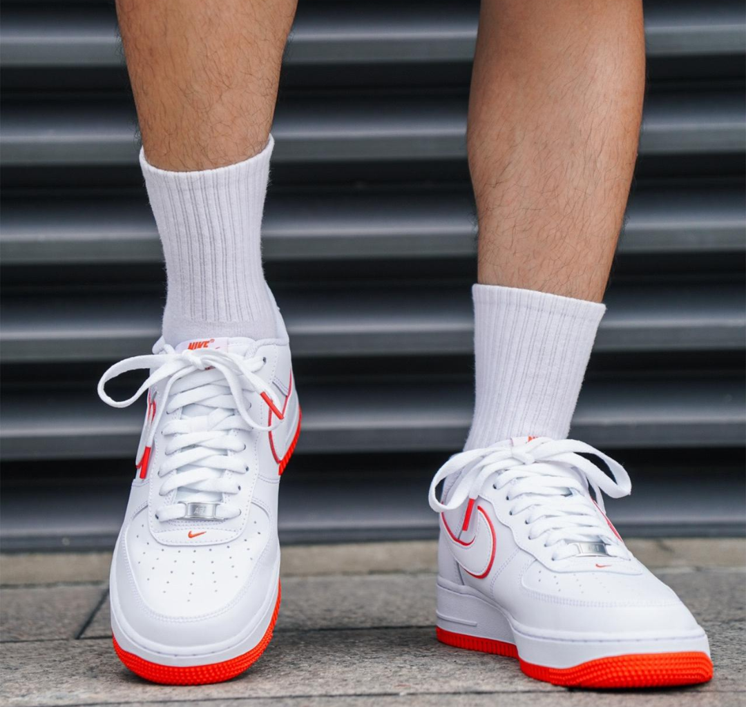 Giày Nike Air Force 1 GS ‘White Picante Red’ DV7762-101 - Ảnh 4