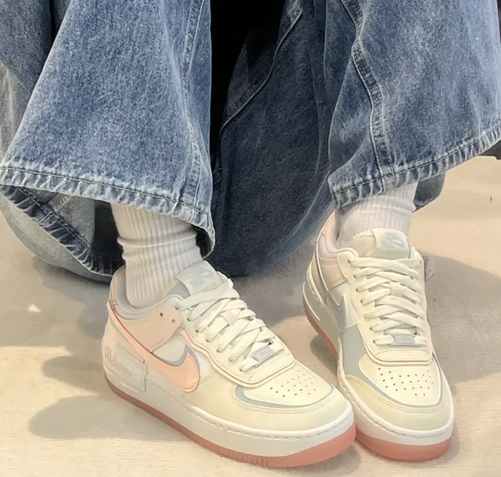 Giày Nike Air Force 1 Shadow ‘Coconut Milk Crimson Tint’ DZ1847-105 - Ảnh 6
