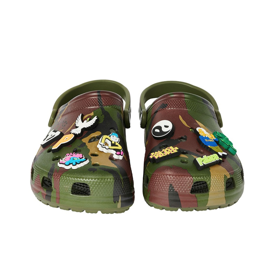Dép Crocs Palace x Classic Clog ‘Jungle Camo’ 207951-960 - Ảnh 3