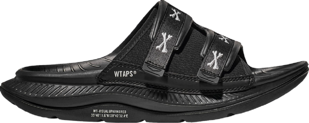 Dép Hoka WTAPS x Ora Luxe ‘Jet Black’ 1155398-JLC