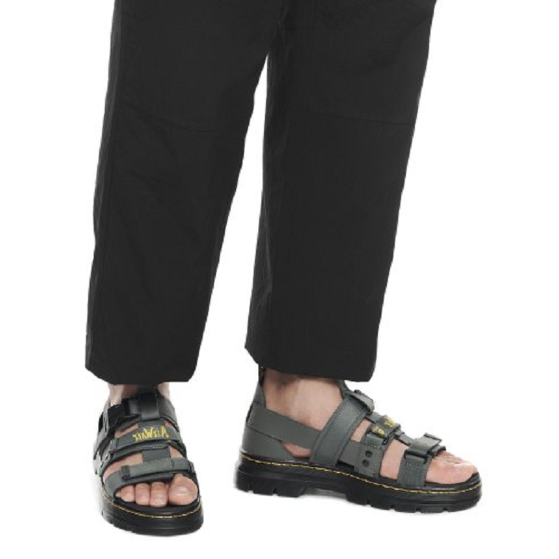 Dép Dr. Martens Webbing Sandals ‘Gray’ 26474029 - Ảnh 3