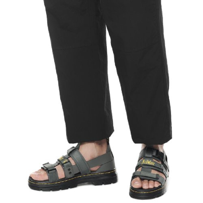 Dép Dr. Martens Webbing Sandals ‘Gray’ 26474029 - Ảnh 4