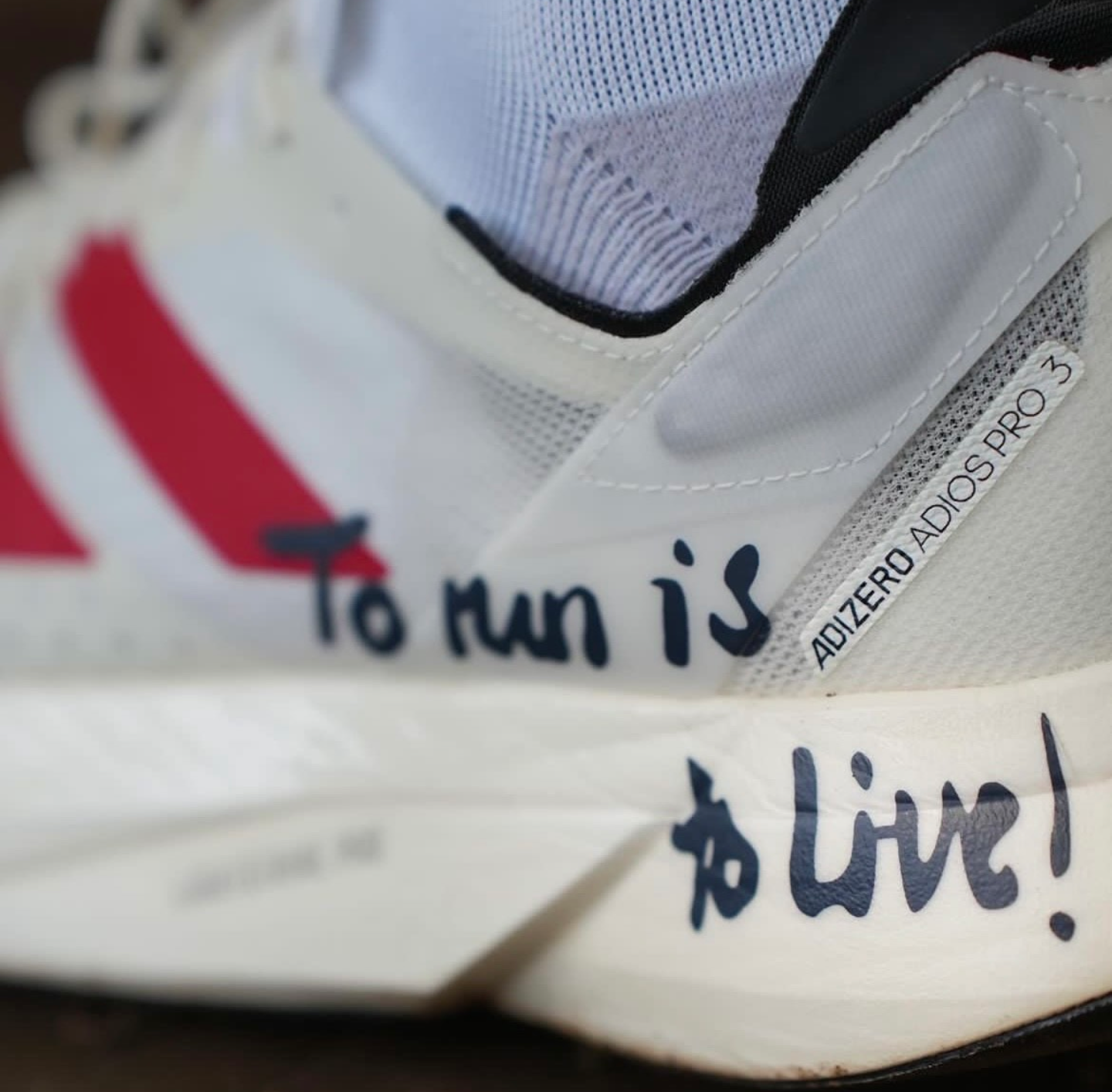 Giày Adidas Adizero Adios Pro 3 ‘To run is to Live’ GW7261 - Ảnh 4