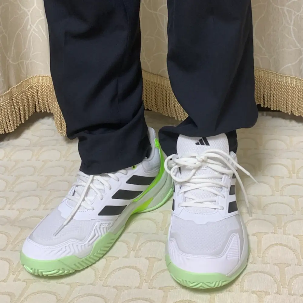Alternative view of Giày Adidas CourtJam Control 3 ‘White Lucid Lemon’ IF0459