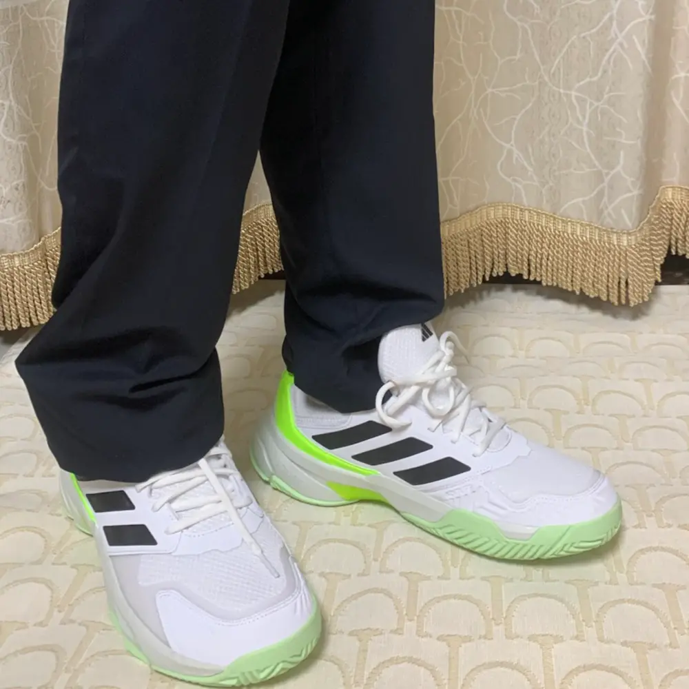 Giày Adidas CourtJam Control 3 ‘White Lucid Lemon’ IF0459 - Ảnh 4