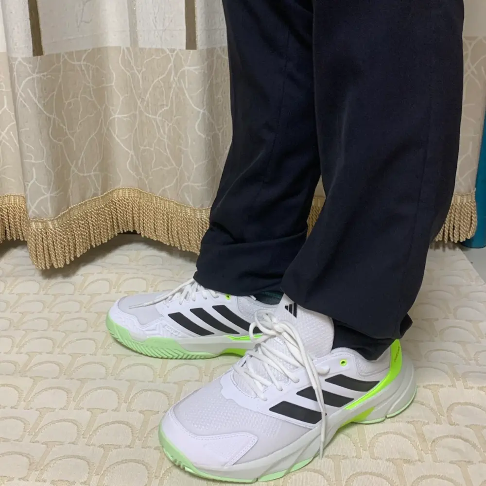 Giày Adidas CourtJam Control 3 ‘White Lucid Lemon’ IF0459 - Ảnh 5