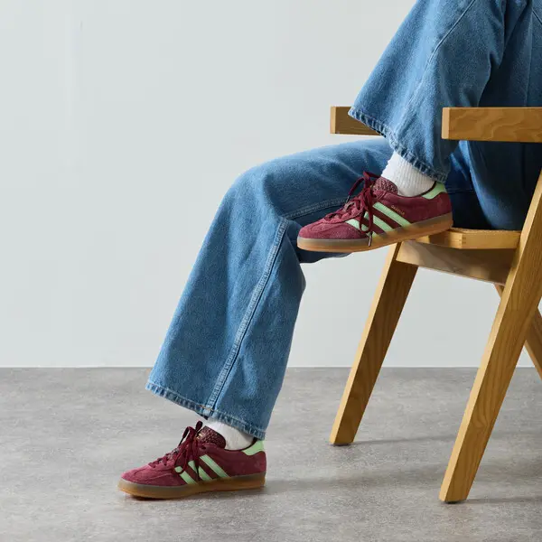 Alternative view of Giày Adidas Gazelle Indoor ‘Red Semi Green Spark’ IH7487