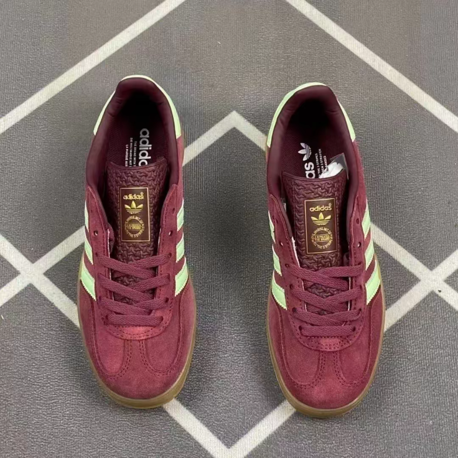 Giày Adidas Gazelle Indoor ‘Red Semi Green Spark’ IH7487 - Ảnh 4