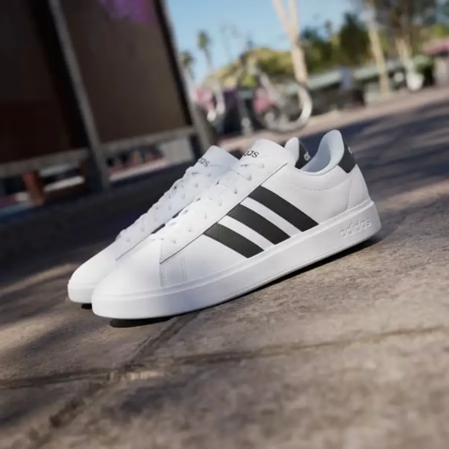 Alternative view of Giày Adidas Grand Court 2.0 ‘White Black’ GW9195