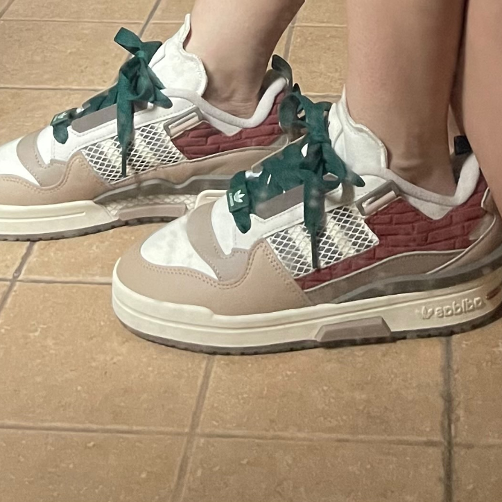 Giày Adidas Originals Forum Low Shoes ‘Brown Grey Red’ IG3678 - Ảnh 4