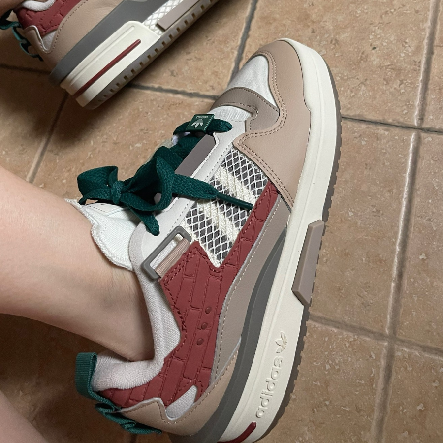 Giày Adidas Originals Forum Low Shoes ‘Brown Grey Red’ IG3678 - Ảnh 5