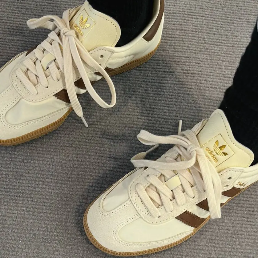 Giày Adidas Samba OG ‘Cream White Preloved Brown’ ID1447 - Ảnh 3