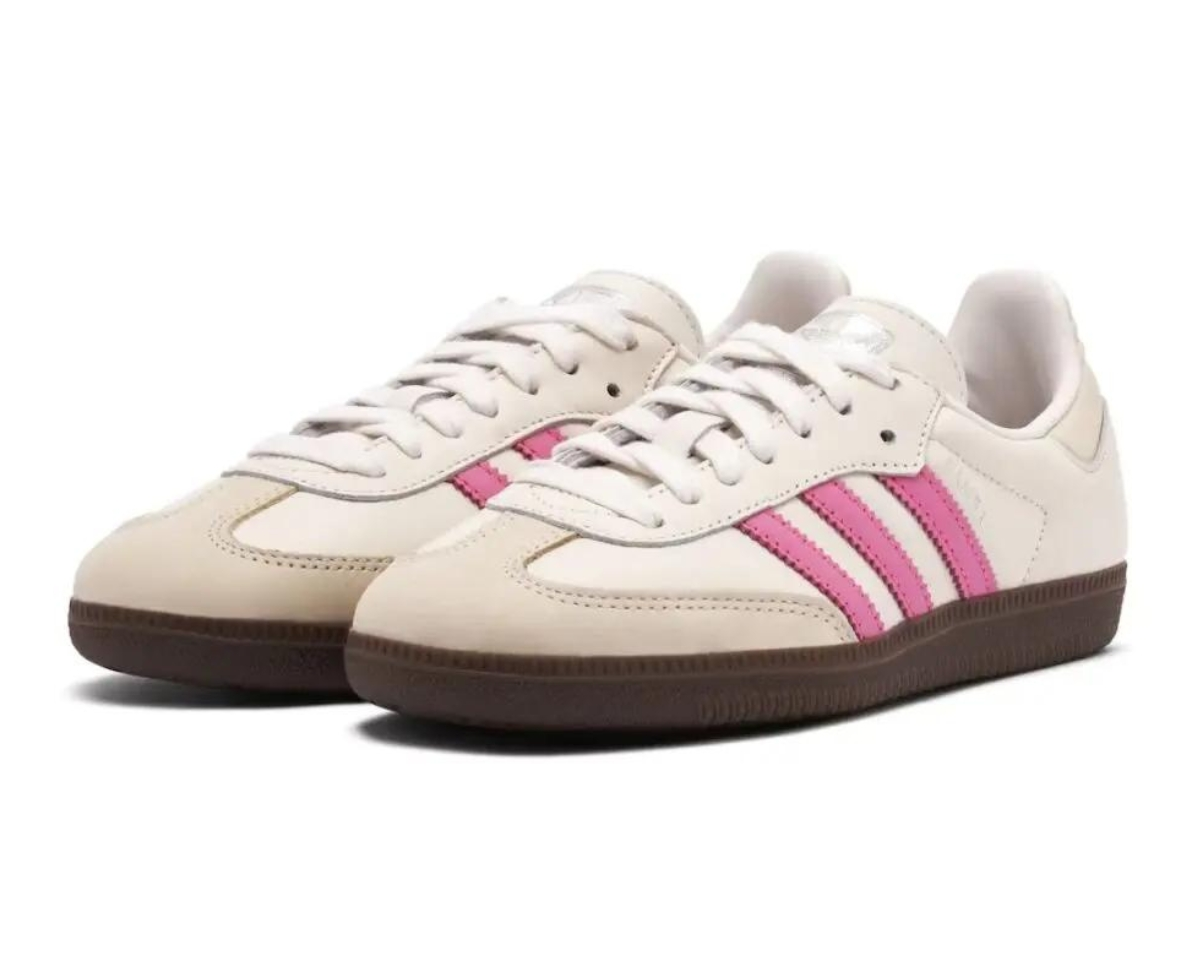 Giày Adidas Samba OG 'White Lucid Pink' IG1962 - Ảnh 5