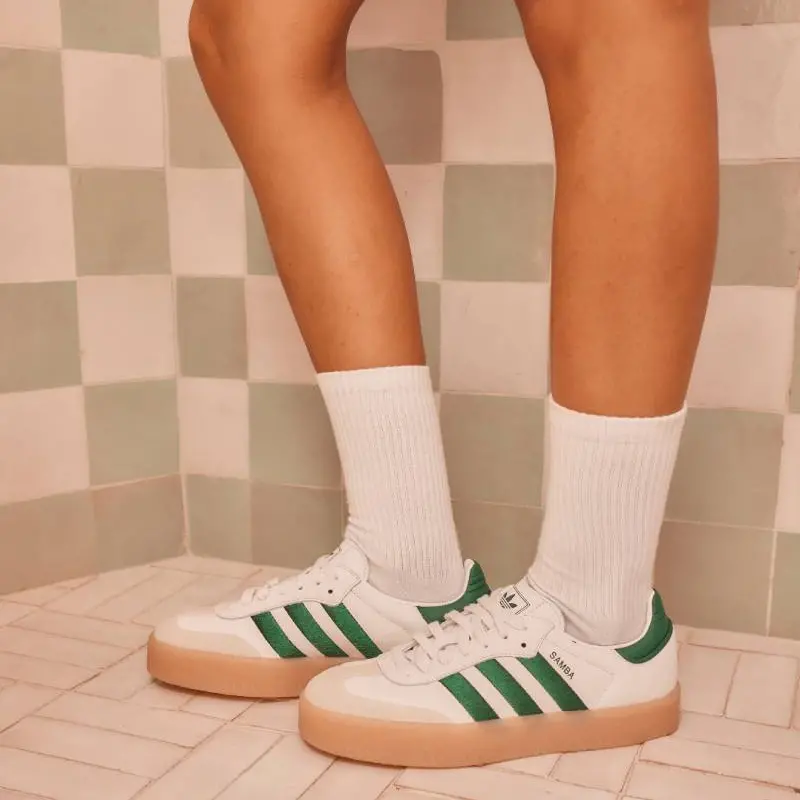 Alternative view of Giày Adidas Samba ‘White Green Gum’ IE9105
