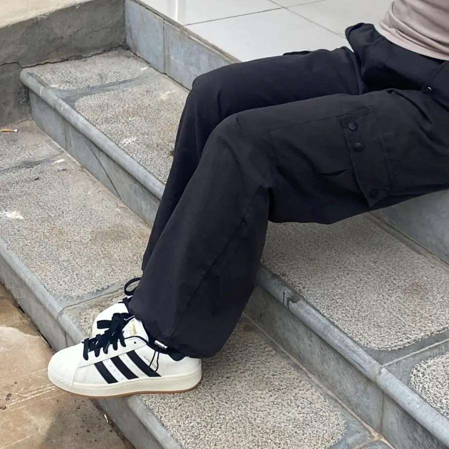 Alternative view of Giày Adidas Superstar XLG ‘Cream Black Gum’ ID5698