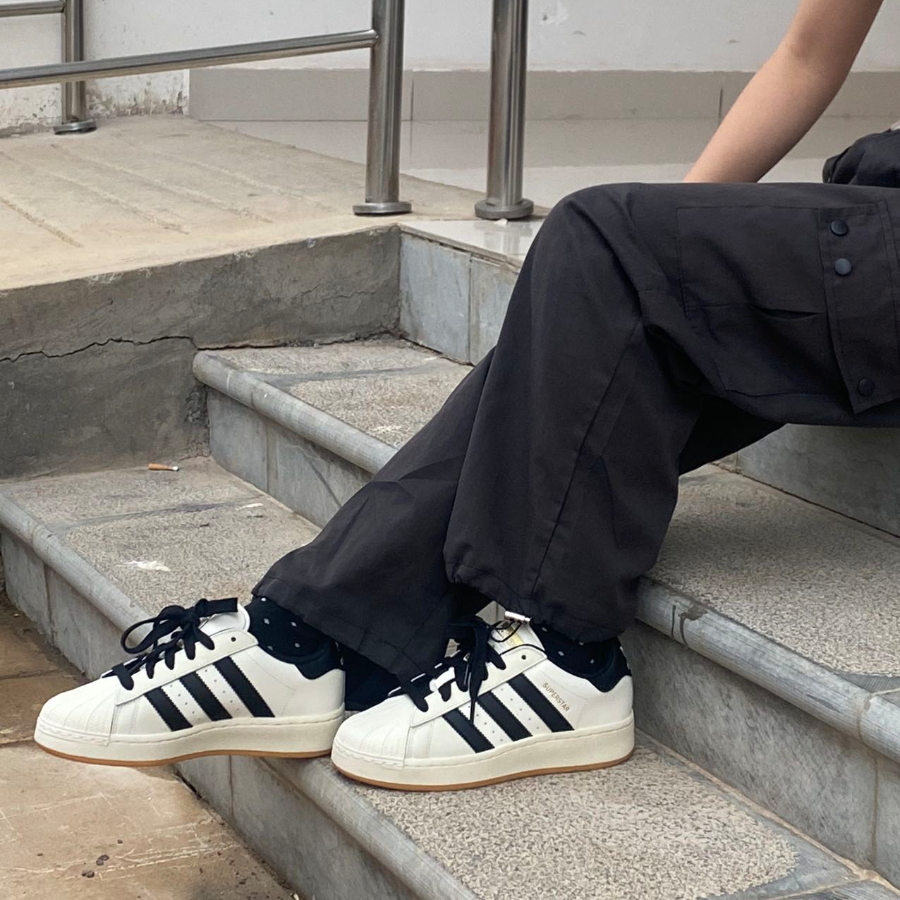 Giày Adidas Superstar XLG ‘Cream Black Gum’ ID5698 - Ảnh 4