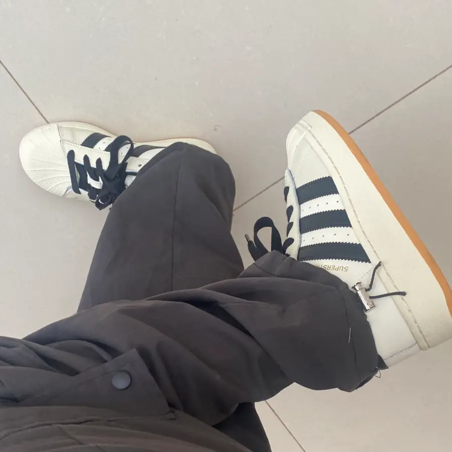 Giày Adidas Superstar XLG ‘Cream Black Gum’ ID5698 - Ảnh 5