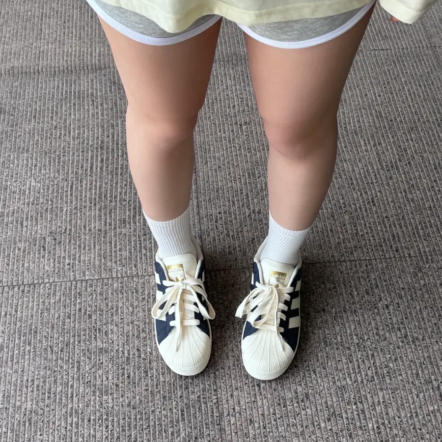 Giày Adidas Superstar XLG ‘Night Indigo Cream White’ ID5699 - Ảnh 5