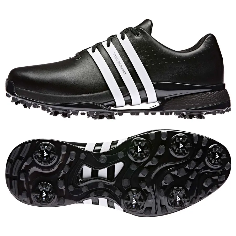 Giày Adidas Tour 360 24 Golf Wide ‘Black White’ IF0250 - Ảnh 5