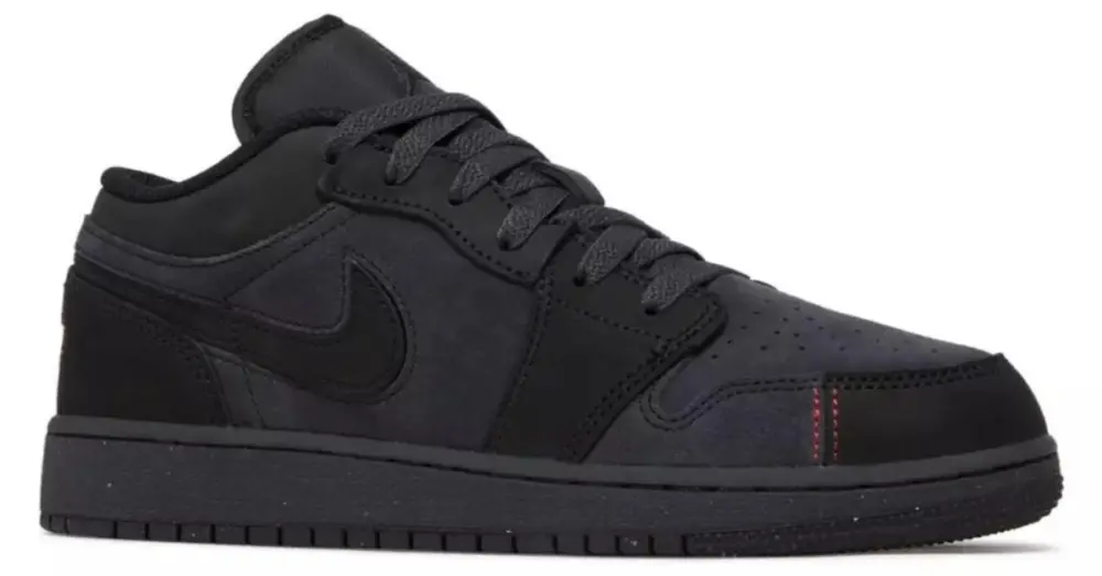 Giày Air Jordan 1 Low SE Craft GS ‘Dark Smoke Red’ FQ7757-001